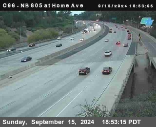 NB 805 at Home Ave (On Ramp)