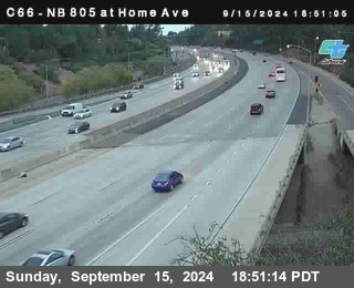 NB 805 at Home Ave (On Ramp)