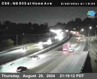 NB 805 at Home Ave (On Ramp)