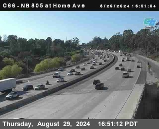 NB 805 at Home Ave (On Ramp)