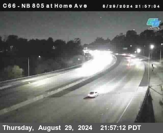 NB 805 at Home Ave (On Ramp)