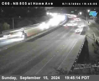 NB 805 at Home Ave (On Ramp)