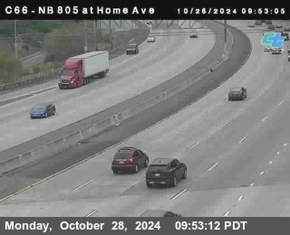 NB 805 at Home Ave (On Ramp)