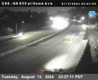 NB 805 at Home Ave (On Ramp)