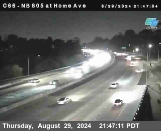 NB 805 at Home Ave (On Ramp)