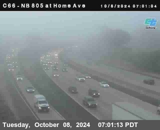 NB 805 at Home Ave (On Ramp)