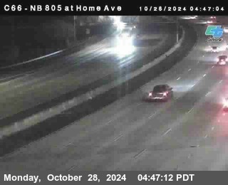 NB 805 at Home Ave (On Ramp)