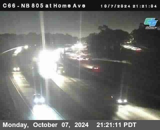 NB 805 at Home Ave (On Ramp)