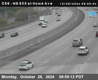 NB 805 at Home Ave (On Ramp)