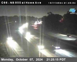 NB 805 at Home Ave (On Ramp)