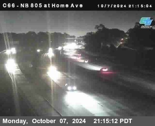 NB 805 at Home Ave (On Ramp)