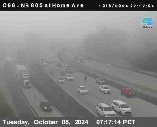 NB 805 at Home Ave (On Ramp)