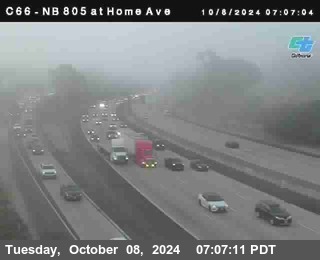 NB 805 at Home Ave (On Ramp)