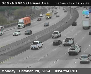 NB 805 at Home Ave (On Ramp)