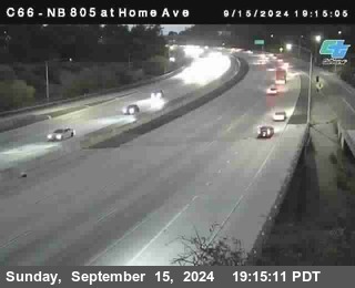 NB 805 at Home Ave (On Ramp)