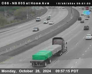 NB 805 at Home Ave (On Ramp)