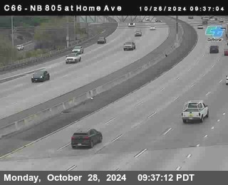 NB 805 at Home Ave (On Ramp)