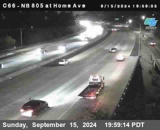 NB 805 at Home Ave (On Ramp)