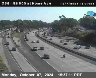 NB 805 at Home Ave (On Ramp)