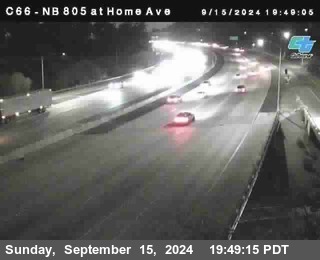 NB 805 at Home Ave (On Ramp)