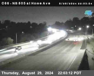 NB 805 at Home Ave (On Ramp)