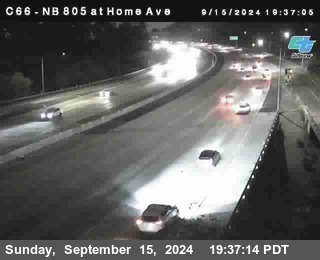 NB 805 at Home Ave (On Ramp)