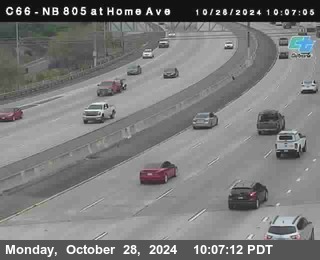 NB 805 at Home Ave (On Ramp)