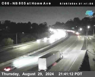 NB 805 at Home Ave (On Ramp)