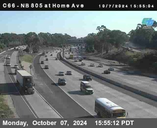 NB 805 at Home Ave (On Ramp)