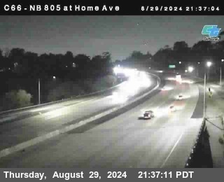 NB 805 at Home Ave (On Ramp)