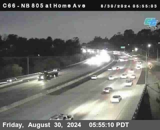 NB 805 at Home Ave (On Ramp)