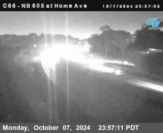 NB 805 at Home Ave (On Ramp)