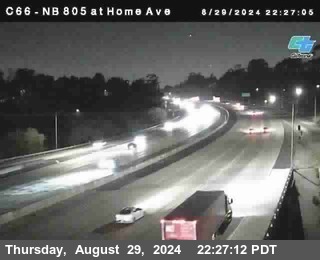 NB 805 at Home Ave (On Ramp)