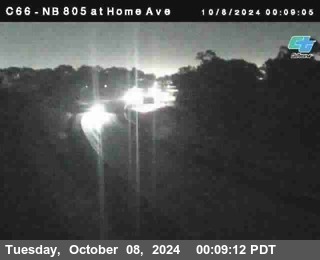 NB 805 at Home Ave (On Ramp)