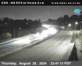 NB 805 at Home Ave (On Ramp)