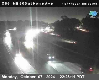 NB 805 at Home Ave (On Ramp)