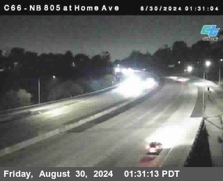 NB 805 at Home Ave (On Ramp)