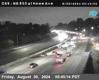 NB 805 at Home Ave (On Ramp)