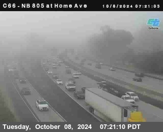 NB 805 at Home Ave (On Ramp)