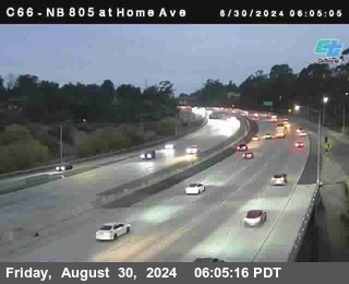 NB 805 at Home Ave (On Ramp)