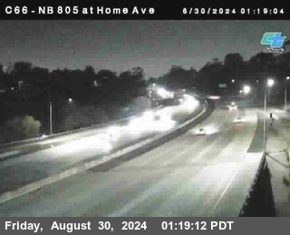 NB 805 at Home Ave (On Ramp)