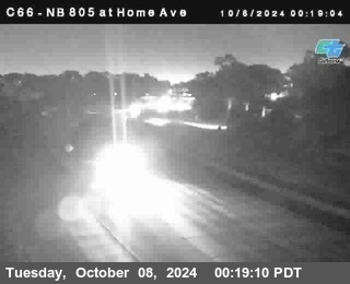 NB 805 at Home Ave (On Ramp)