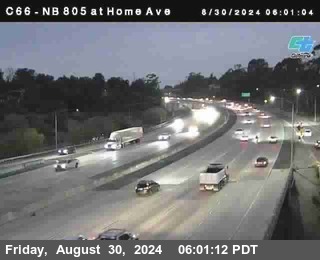 NB 805 at Home Ave (On Ramp)