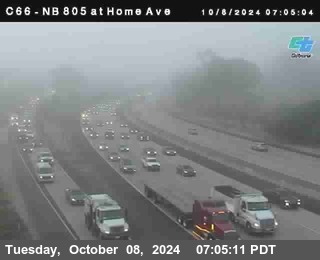 NB 805 at Home Ave (On Ramp)