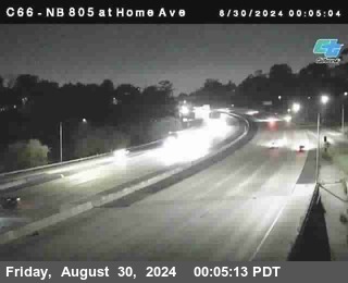 NB 805 at Home Ave (On Ramp)