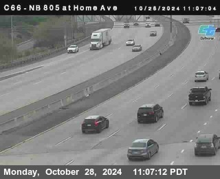 NB 805 at Home Ave (On Ramp)