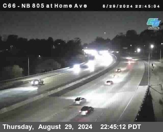 NB 805 at Home Ave (On Ramp)