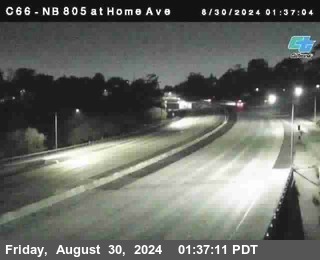 NB 805 at Home Ave (On Ramp)