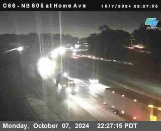 NB 805 at Home Ave (On Ramp)