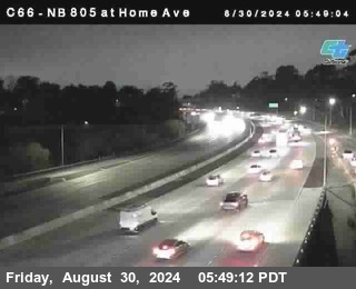 NB 805 at Home Ave (On Ramp)